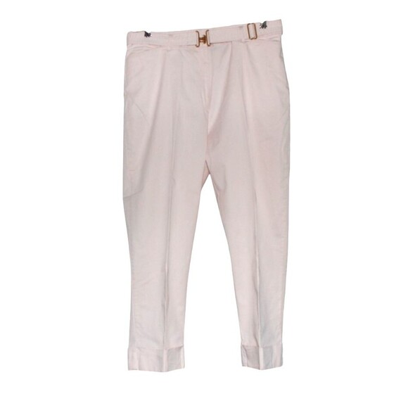 Hunt Club Dress Pants Pale Pink Belt Sewn Front Creases Women's Size 16 - Picture 1 of 7